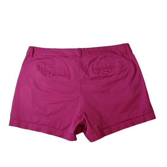 Vintage KHAKIS by GAP Pink Shorts Women’s Sz 16 Summer Vacation Preppy 4" Inseam - Picture 2 of 13